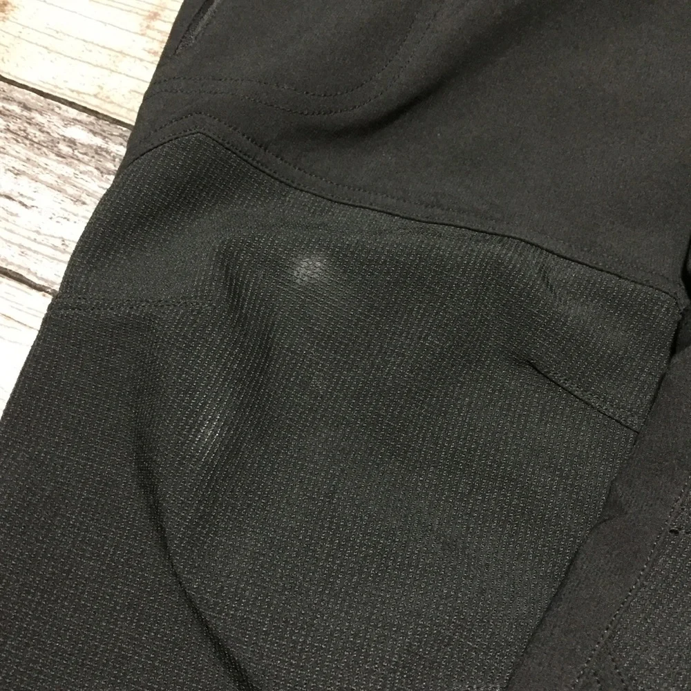 CQR Fleece Lined Pants Men’s 40x30 Black Stretch Ankle Zip